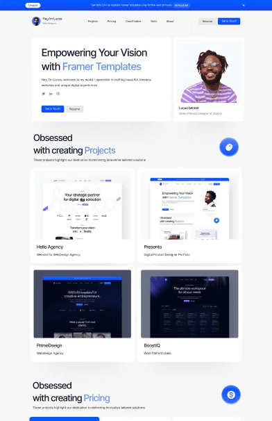 Mavara House website design project mockup